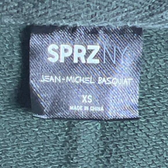 Jean Michel Basquait New York Sweatshirt Big Logo Mens S - Picture 7 of 7